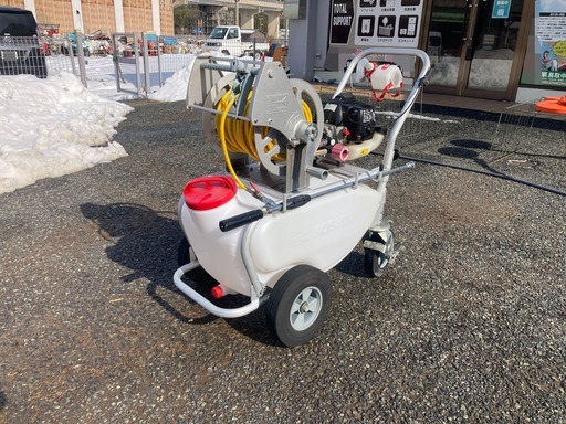 【売切御免！】1073 鳥取県発 工進 タンクキャリー動噴 [ ES-50T ] 現状販売 広島 岡山 島根 兵庫 あぐり家鳥取中央店