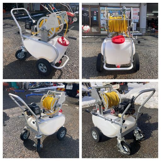【売切御免！】1073 鳥取県発 工進 タンクキャリー動噴 [ ES-50T ] 現状販売 広島 岡山 島根 兵庫 あぐり家鳥取中央店