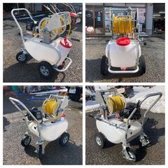 【売切御免！】1073 鳥取県発 工進 タンクキャリー動噴 [ ES-50T ] 現状販売 広島 岡山 島根 兵庫 あぐり家鳥取中央店の画像