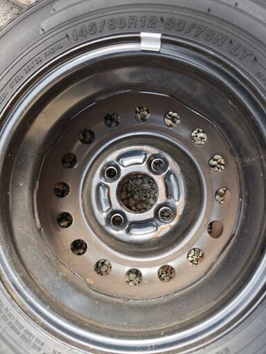 nvan 純正タイヤホイールセット+ナット 24年48週製造