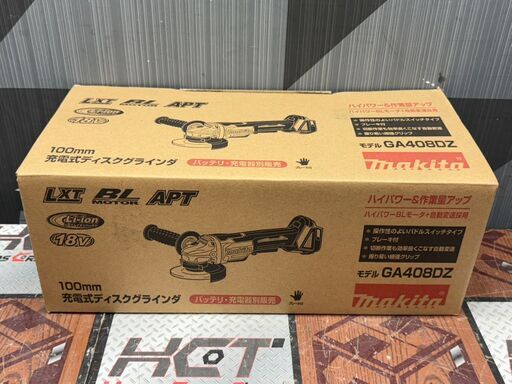 【未使用】マキタ Makita GA408DZ 100mm充電式ディスクグラインダ 本体のみ【ハンズクラフト佐賀】