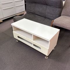 店頭引き渡し 中古 テレビ台 テレビボード 小さめ 白 ホワイト 家具 収納の画像