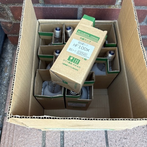 ★茨城のご購入者様専用★蛍光水銀ランプHX100X  9個セット　630549三菱　HF100W 