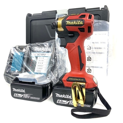 未使用 makita マキタ 18V 充電式インパクトドライバ 20周年 プレミアムレッド TD173DGXPR 【店頭引取限定】