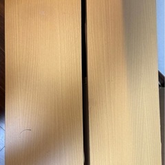 2個セット ブック収納　本　押入れに入る　漫画洪　ローラー付き　木目　の画像