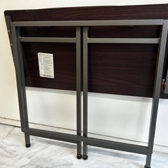 折りたたみ横長デスクの画像