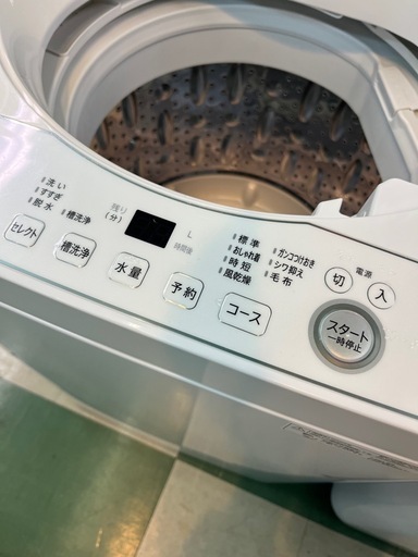 ジャングルジャングル貝塚店　5.5kg 洗濯機　SHARP ES-GE5H  2023年製　縦型洗濯機　クリーニング済み　中古　リユー