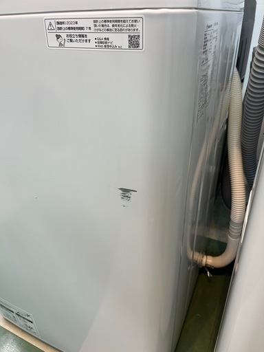 ジャングルジャングル貝塚店　5.5kg 洗濯機　SHARP ES-GE5H  2023年製　縦型洗濯機　クリーニング済み　中古　リユー