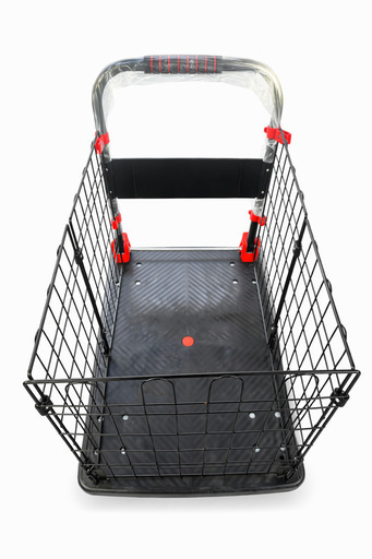 カゴ付き台車 耐荷重500kg 90*60cm ブレーキ付き