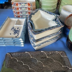 和柄食器、刺身皿、まとめての画像