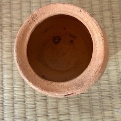 テラコッタ 丸型植木鉢 排水穴付きの画像