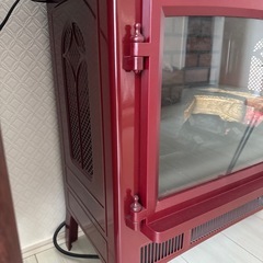 【未使用】暖炉風　電気ファンヒーターの画像