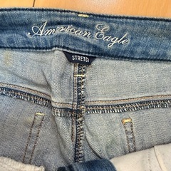 アメリカンイーグル　ダメージデニム ジーンズ デニムパンツ ダメージ加工 スキニーの画像