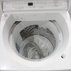 Panasonic パナソニック 8.0kg エコナビ 全自動洗濯機 NA-FA80H8 2020年製 ECO NAVI 洗濯槽分解クリーニング済み 清潔 キレイ!! 3か月の動作保証付の画像