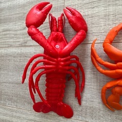 蟹とロブスターのおもちゃの画像
