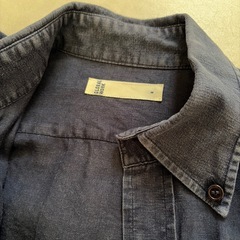 global work 麻 メンズ シャツの画像