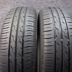 155/65R13　73S　2本　23年製　ECOFINE　溝5.5　イエローハット　251215013の画像