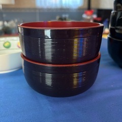 値下げしましたプラスチック皿、お椀の画像