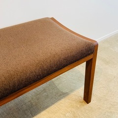 【ウォールナット】無垢 ベンチ 140cm 特注品の画像