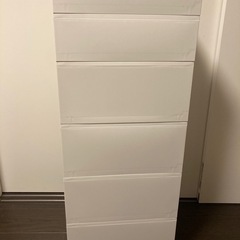 無印良品 再生ポリプロピレン入り 小物収納ケース 深型4浅型2の画像