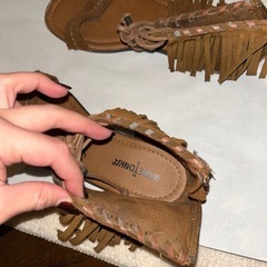 【断捨離】サンダル　MINETONKAの画像