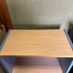 かわいい色のカラーボックスブルーの画像