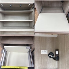 I331 🌈 ジモティー限定価格！ 最高級！ AYANO キッチンボード 食器棚 アリシア ⭐ クリーニング済の画像