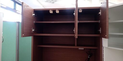 ★リユースのサカイ高崎店★TJ14221 ㈱ニトリ 食器棚 こげ茶 H180.5×D41.5×W88.5 クリーニング済み
