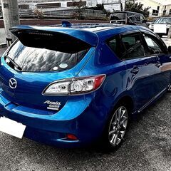 ⭐25年式★アクセラスポーツ★本土仕入！大型リアスポイラー★２年車検・２年保証付き！下取り可能！の画像