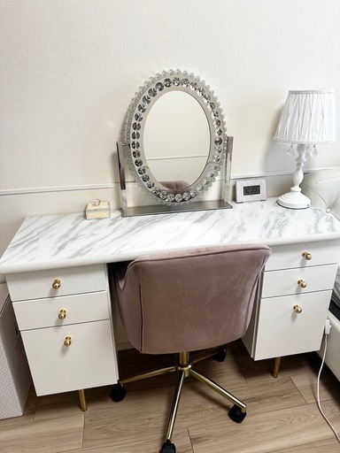 Francfranc ドレッサー セット (E) 成増のドレッサーの中古あげます