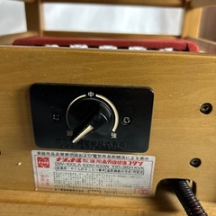 こたつ DW-100LA 温度調整ダイヤル付き　ナショナル就寝用こたつ　レトロの画像