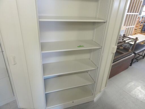 T-181 リサイクル美品 両開き書庫 W880xD380xH1790mm