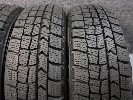 155/65R13 73Q ４本 22年製 ダンロップ ウインター MAXX WM02 溝8.5～9.0 プレオ ワゴンR等 2512