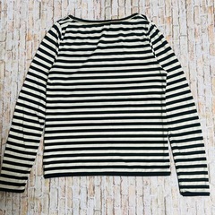 【Vis】トップス　長袖　10分丈　カットソー　Mサイズの画像