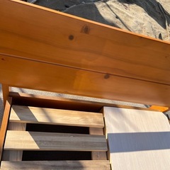 シングル　木製ベッドフレームの画像