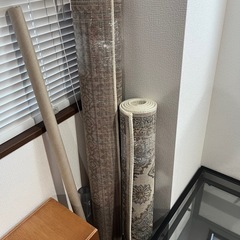 オリエンタル柄ラグの画像