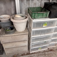 【第4弾★2月処分予定】プラケース、プランター、工具ケース、傘等の画像