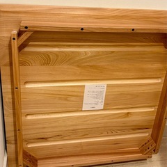 【美品】RASIK 天然木ダイニングテーブル Duuce 80×80cm｜定価18,980円の画像