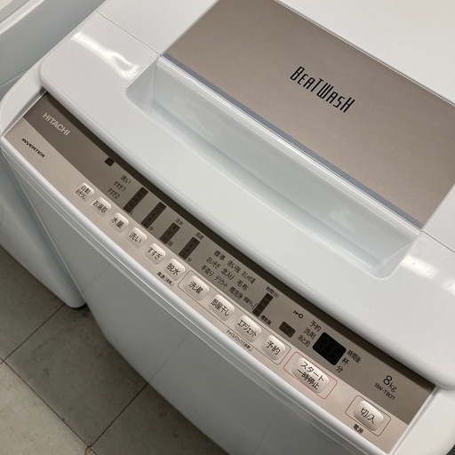 ⭐︎6ヶ月保証⭐︎日立　8kg洗濯機　2021年製　BW-T807