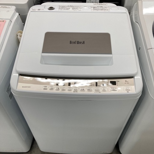 ⭐︎6ヶ月保証⭐︎日立　8kg洗濯機　2021年製　BW-T807
