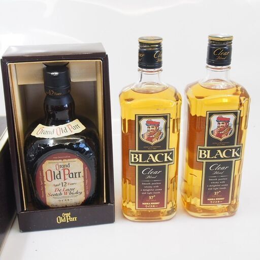 Old Parr オールドパー 12年 デラックス スコッチ 750ml 43％ ブラック