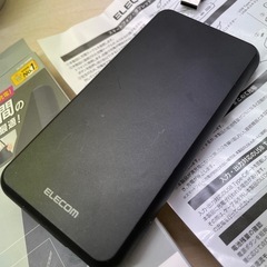 エレコム　モバイルバッテリー DE-C38-10000BKの画像