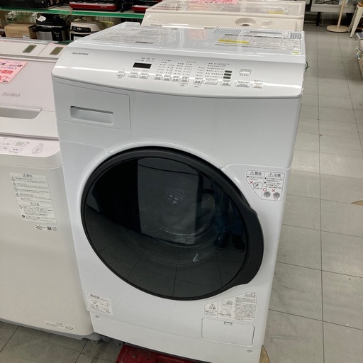 ⭐︎1年間保証⭐︎アイリスオーヤマ　8kg/4kgドラム洗濯機　2024年製　FLK842-W