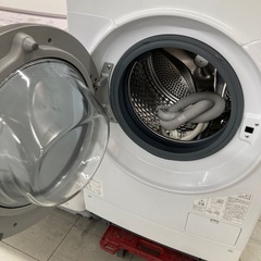 ⭐︎1年間保証⭐︎アイリスオーヤマ　8kg/4kgドラム洗濯機　2024年製　FLK842-Wの画像