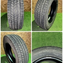 BS ブリヂストン VRX3 195/65R16 22年製 4本 スタッドレス センター9mm サイド8.5mm 中古の画像
