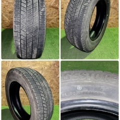 BS ブリヂストン VRX3 195/65R16 22年製 4本 スタッドレス センター9mm サイド8.5mm 中古の画像