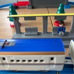 プラレール　ライト付　E7系新幹線かがやきベーシックセットの画像