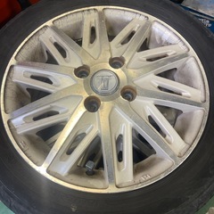 軽用タイヤホイール4本セット　2本バリ溝165/55R14の画像