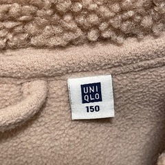 UNIQLO ボアジャケット 150 ピンクの画像