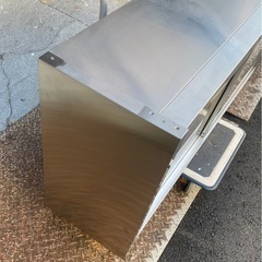 業務用 吊り棚 スライド壁付けキャビネット 天吊キャビネット 幅1500×奥345×高さ600(mm) 引戸付き吊り戸 吊り戸棚 大阪の画像